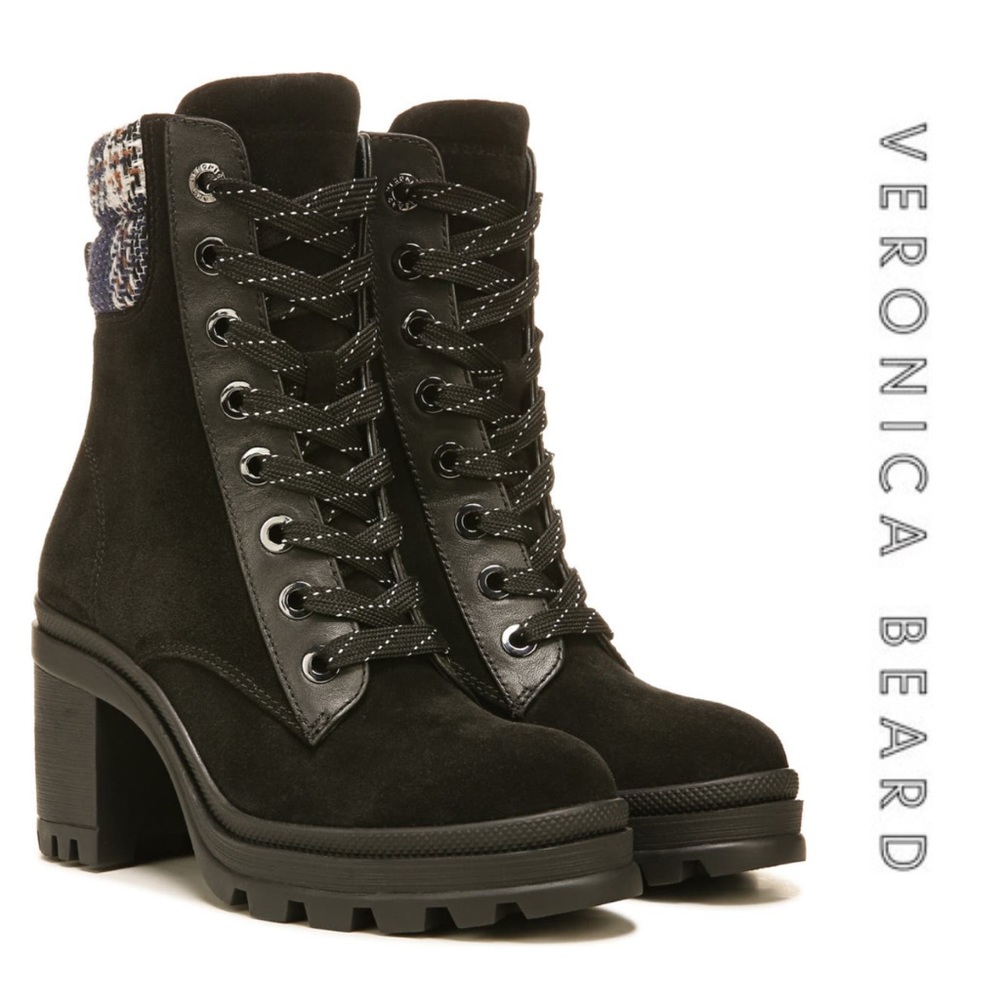 NWT Veronica Beard Westport Water-resistant Hiking Boots